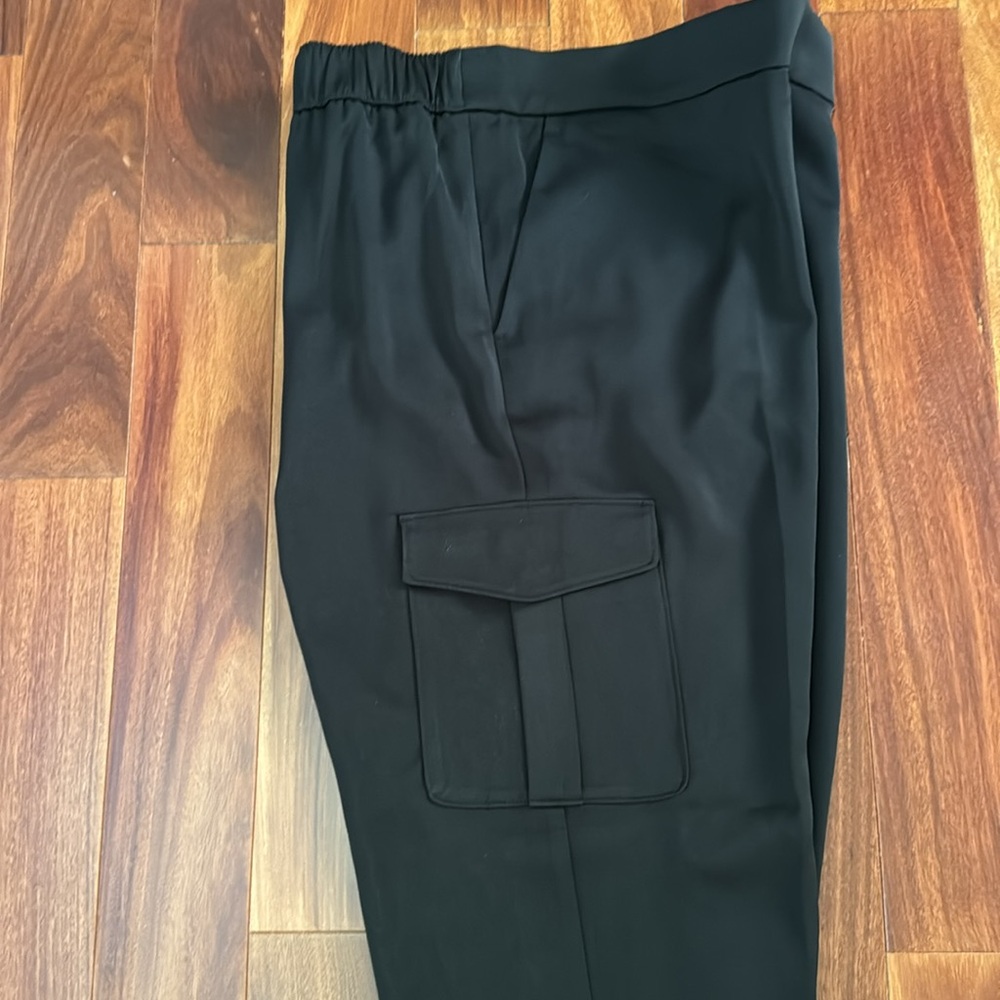 Loft satin cargo pants. NWT